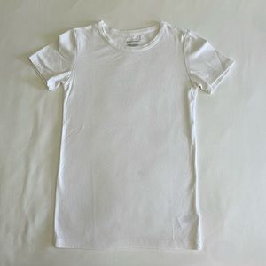 TWO Jones New York Basic Crewneck T-Shirts White Size XS